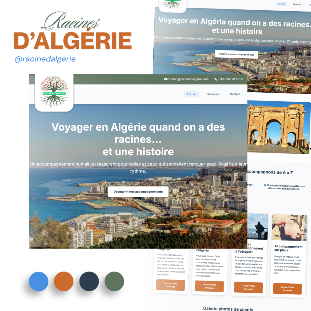 image d'un mockup racines d'Algérie
